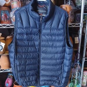 Hawke & Co Men's Dark Blue Quilted Vest